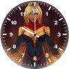 captain marvel arts lt wall clock