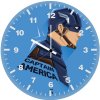 captain america pop head minimal iw wall clock