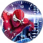 the amazing spiderman paint art y9 wall clock