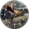 steve rogers and winter solider artwork 9m wall clock