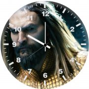 aquaman suit ir wall clock