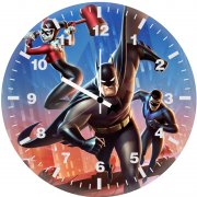 batman and harley quinn3l wall clock
