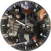 batman vs deathstroke artwork 4v wall clock