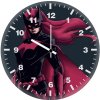 batwoman red suit v5 wall clock