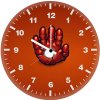 iron man hand minimal y0 wall clock