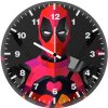 deadpool abstract artwork xx wall clock