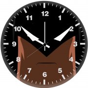 batman minimalism ultra hd zc wall clock