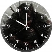 batman injured artwork 3j wall clock
