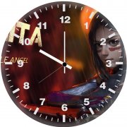 alita battle angel artworks lt wall clock