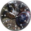 captain america vs wolverine xl wall clock
