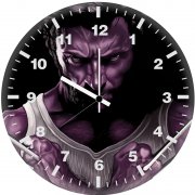 wolverine artwork tx wall clock