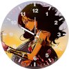 ww comic anime style nl wall clock