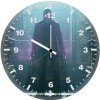 chadwick boseman as star lord 4p wall clock