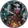 harley quinn bosslogic qr wall clock