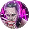 joker damaged 58 wall clock
