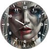 harley quinn art 0f wall clock