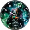 a battle of wits with batman up wall clock