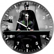 batman and jokersr wall clock