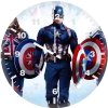 three versatile captain america heroism zi wall clock