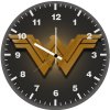 wonder woman logo s2 wall clock