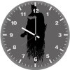 batman dceu minimalism 0x wall clock