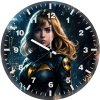 batgirl silent symphony lq wall clock