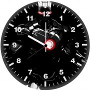 dark iron man 7b wall clock
