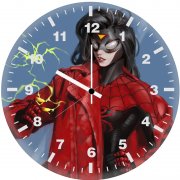 spider woman costume fanart gt wall clock