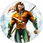 aquaman classic suit rc wall clock