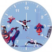 spider verse 8 bit e7 wall clock