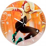 art of spider gwen aa wall clock