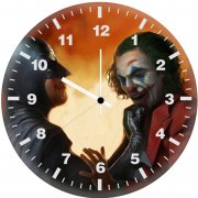 bat and joker art rv wall clock