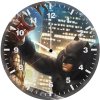 predator vs batman 3w wall clock
