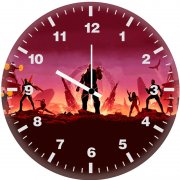 avengers infinity war minimal art 2q wall clock