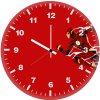 justice league flash minimalism if wall clock