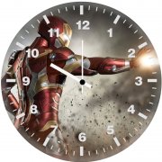 cosplay iron man ke wall clock