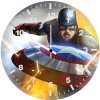 captain america shield hero vs wall clock