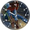 halloween spiderman ug wall clock