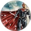 superman man of steel art jk wall clock