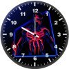 spiderman red suit minimal xc wall clock
