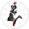 spiderman bye 9a wall clock