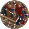 spiderman jumping pl wall clock