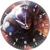 captain america fan artwork yv wall clock