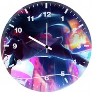 spiderman action b0 wall clock