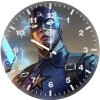 captain america mjolnir artwork ck wall clock