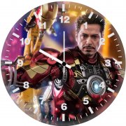 5k suit up iron man k6 wall clock