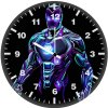 neon iron mana9 wall clock