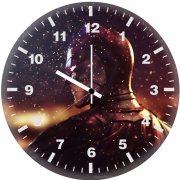 batman digital art nd wall clock