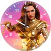 wonder woman yellow armor suit sh wall clock