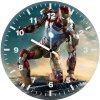 iron man helmet closed mm wall clock